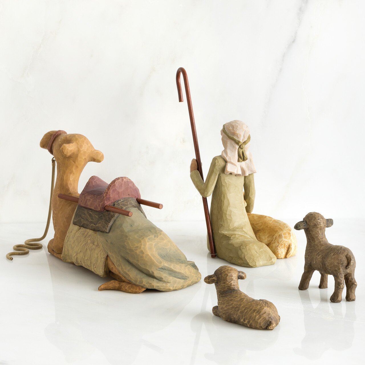 Shepherd and stable animals - Willow Tree