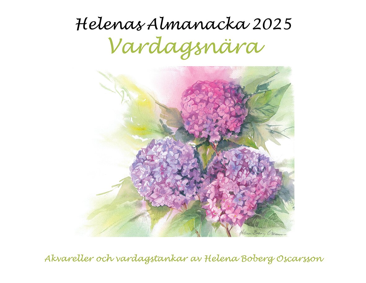 Vardagsnära 2025 - Väggalmanacka - Helena Boberg Oscarsson