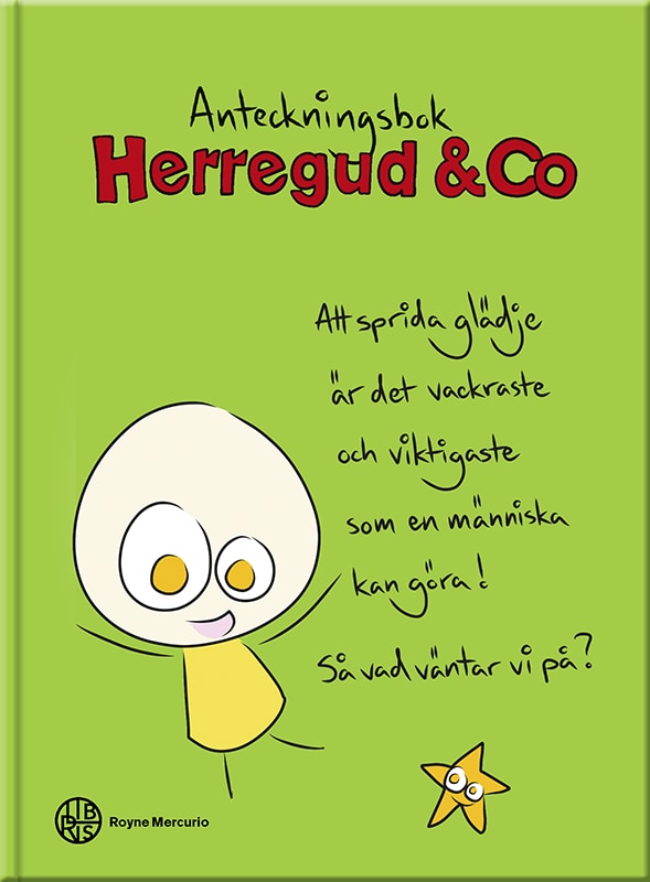 Herregud & Co anteckningsbok (grön)