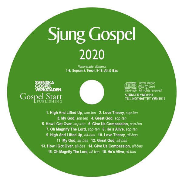 Sjung Gospel 2020 - Stäm-CD