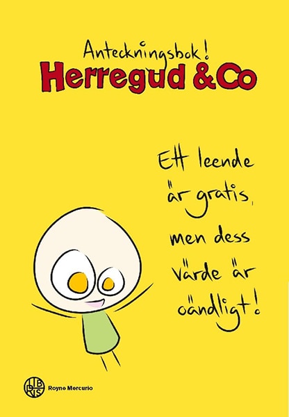 Herregud & Co Anteckningsbok II (gul)