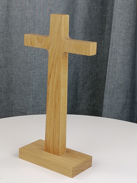 Altarkors - Det lilla korset - Ek - 324 mm