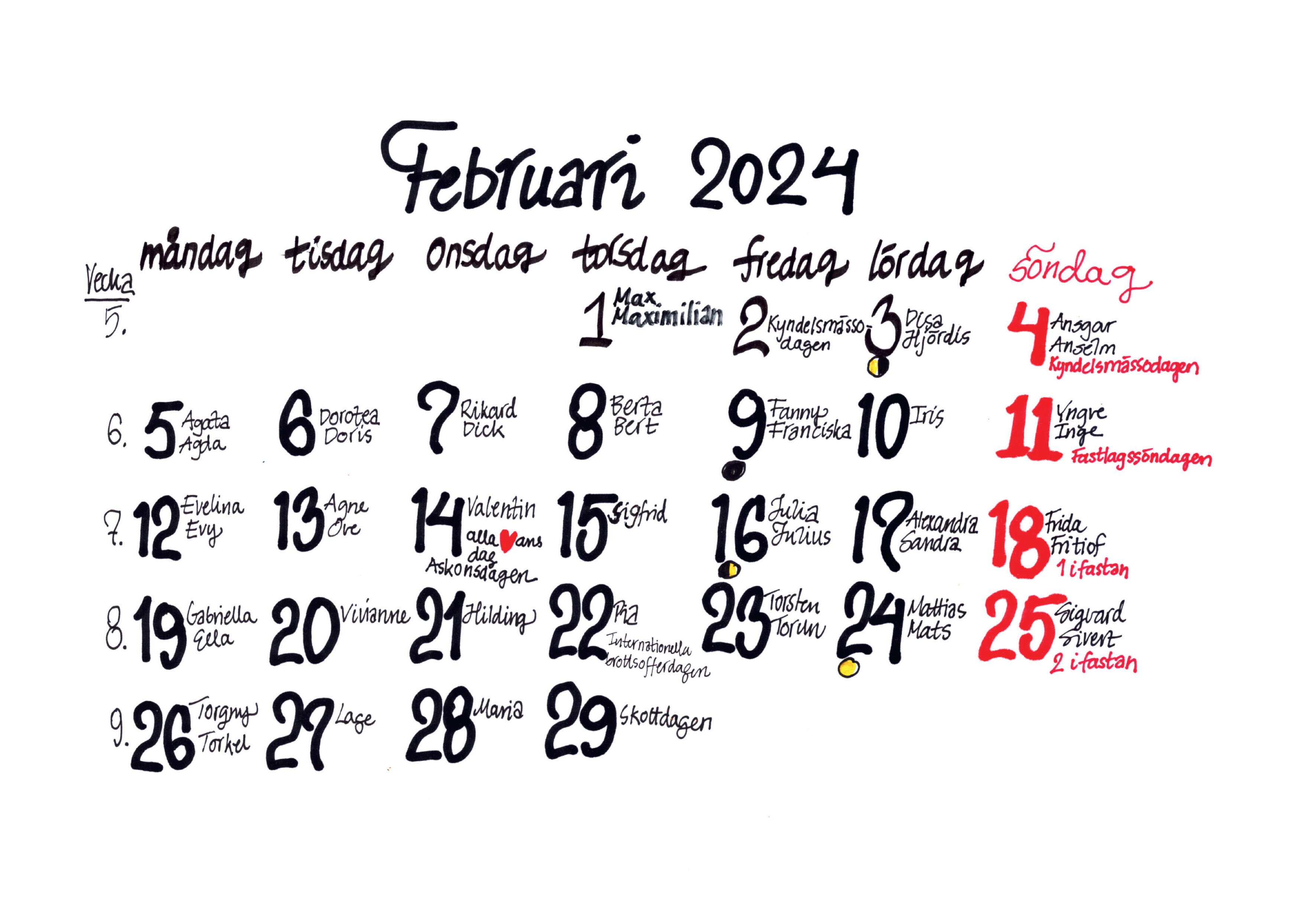 Konstkalender 2024 - Salighetsprisningarna