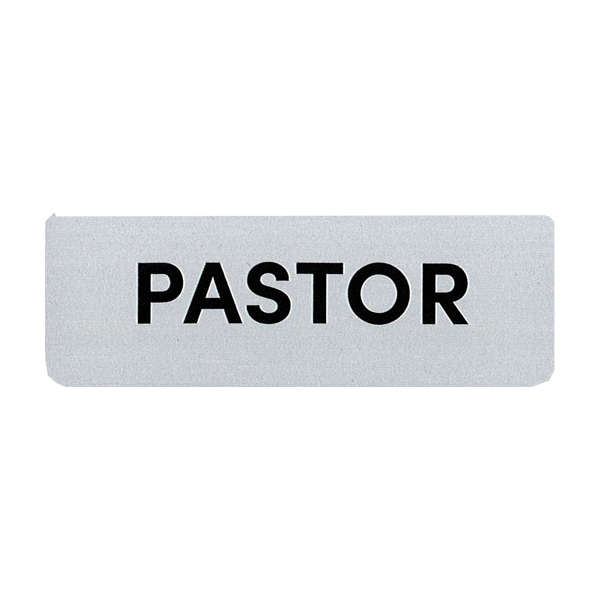 Skylt - Pastor