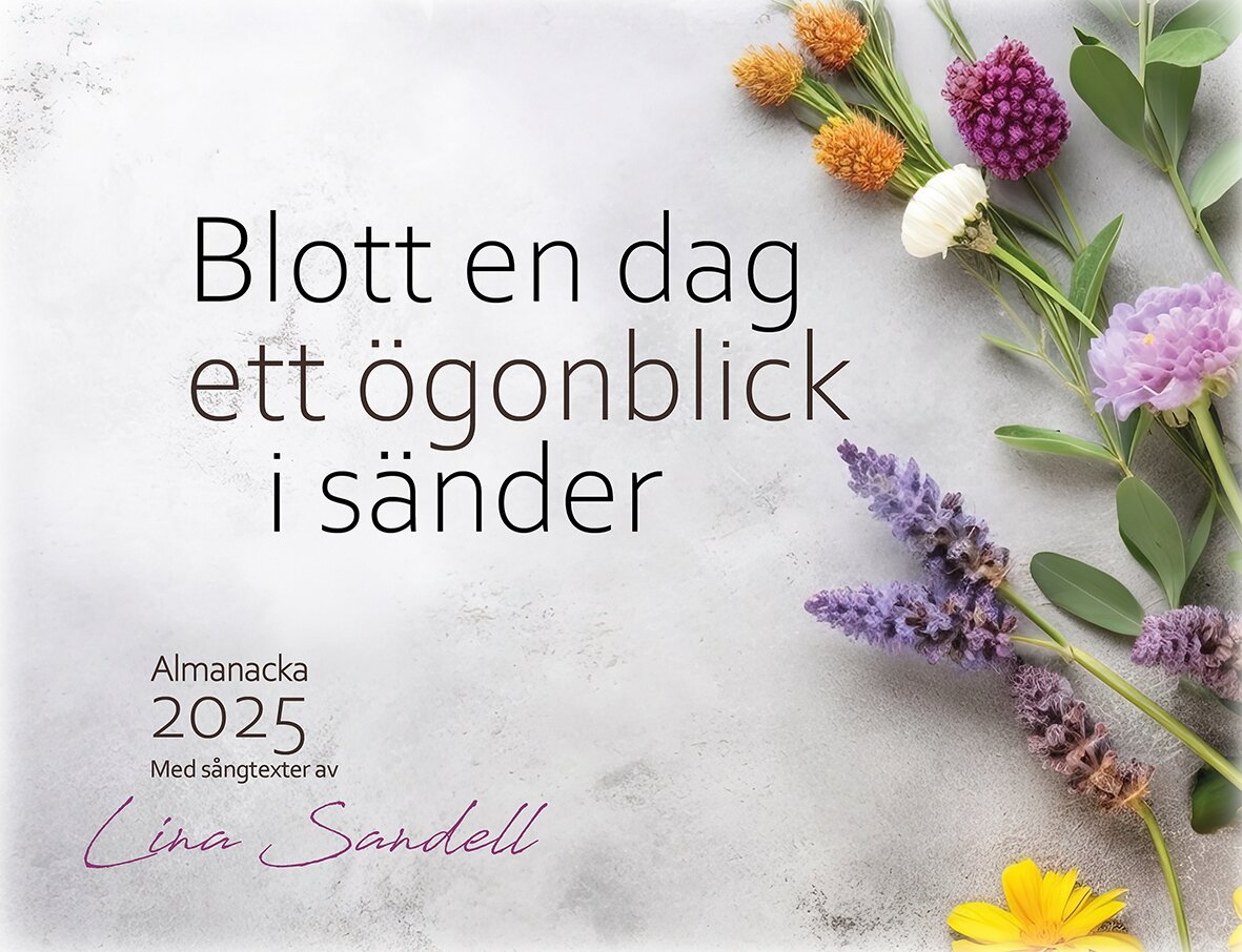 Blott en dag 2025 - Väggalmanacka - Lina Sandell