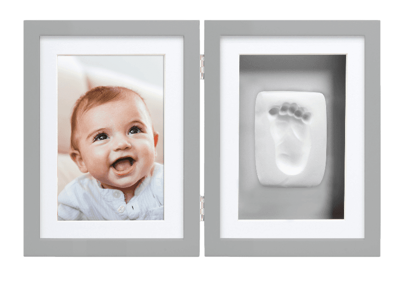 Babyprints Ram Dubbel Ledad - Grå