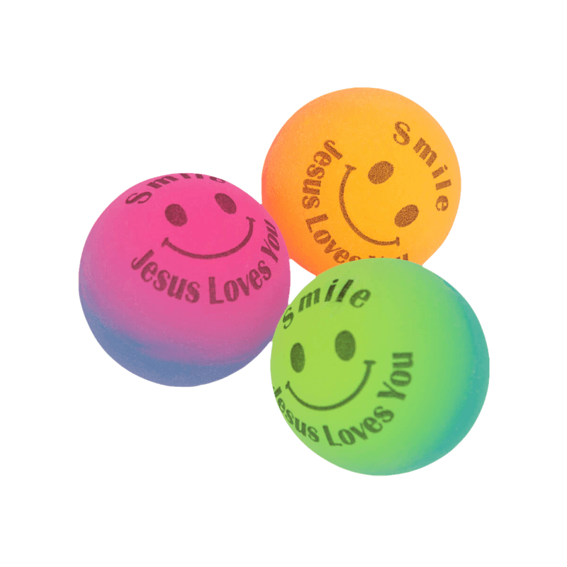 Studsbollar - Smile Jesus Loves You