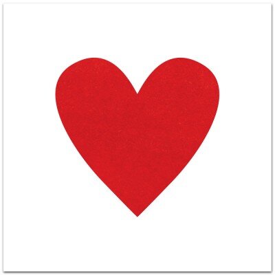 Dubbelt kort – Rött hjärta