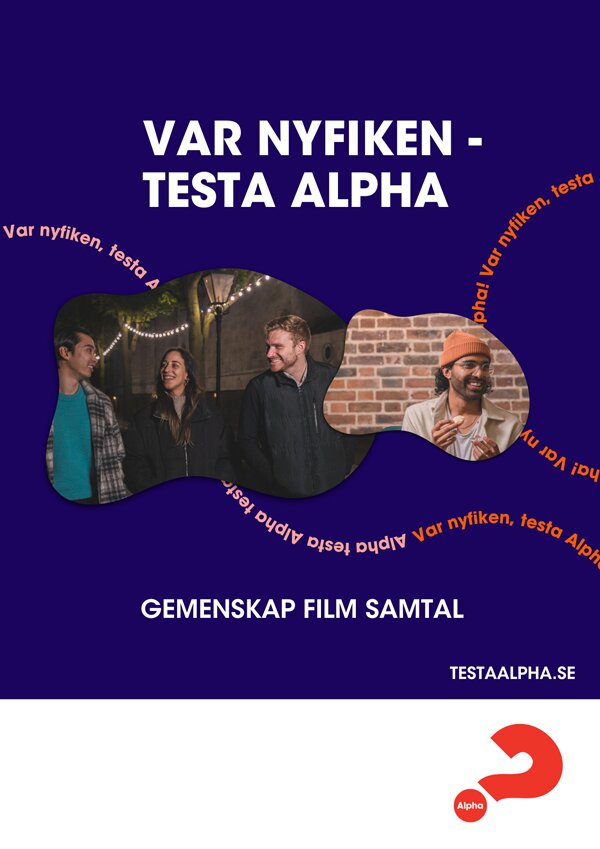 Alpha - Affisch - A3 - Var nyfiken (film) - Testa Alpha