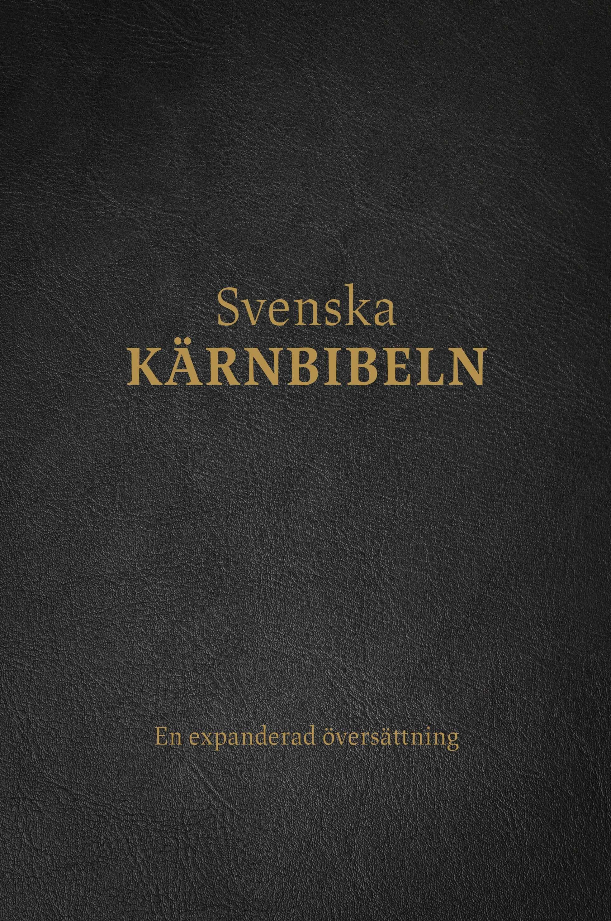 Svenska Kärnbibeln - Helbibel - Svart Cabraskinn